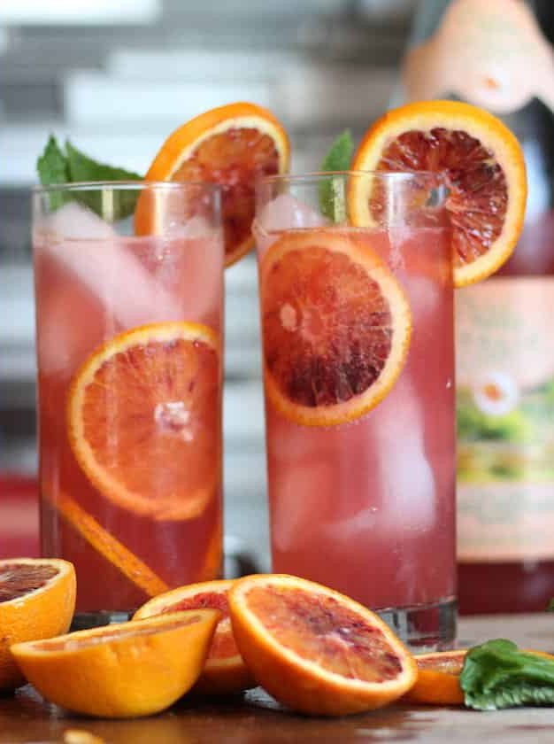 Italian Blood Orange Vodka Soda