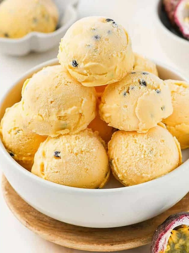 Passion Fruit Ice Cream