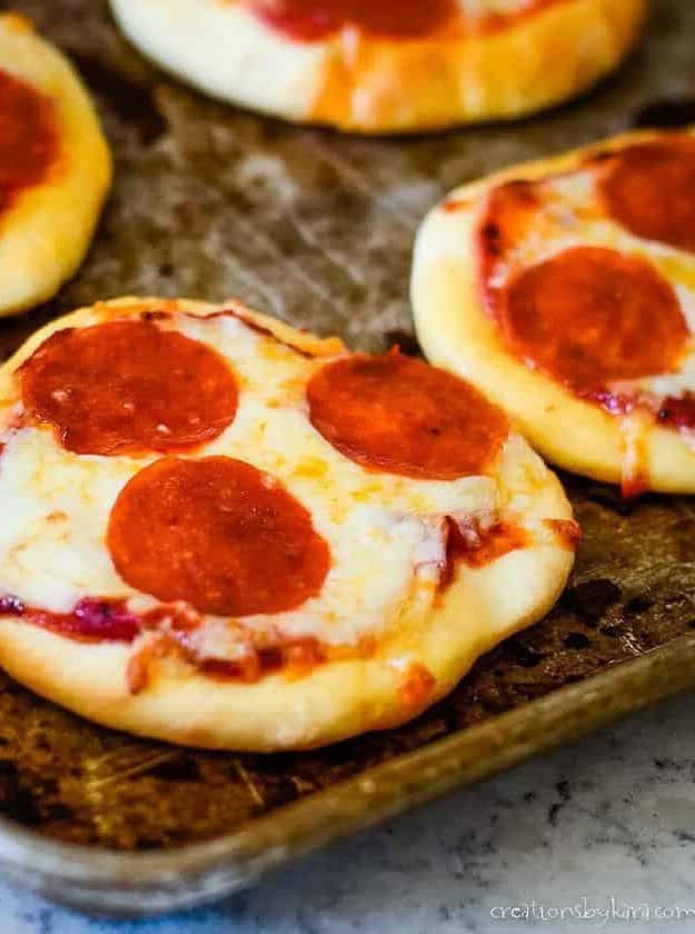 Homemade Mini Pizzas