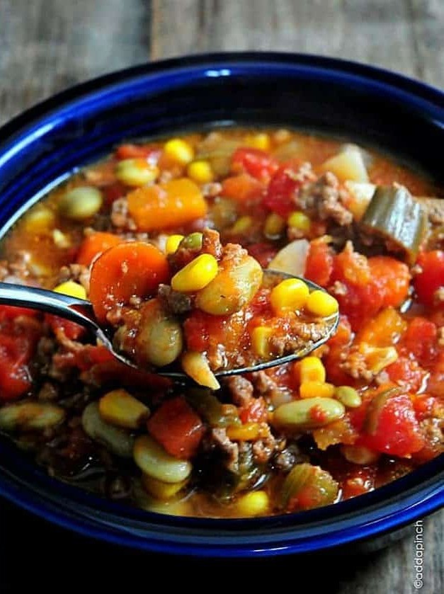 Slow Cooker Vegetable Soup