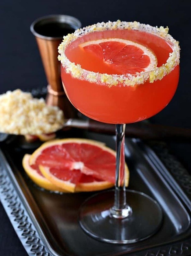 Grapefruit Bourbon Sidecar