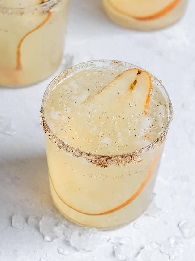 Pear Vanilla Gin Fizz