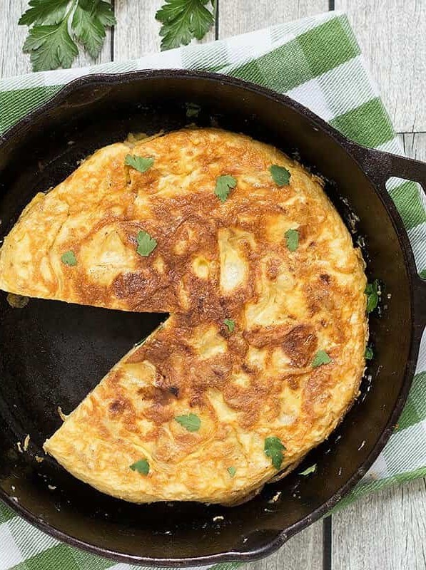 Traditional Spanish Omelette (Potato Tortilla)