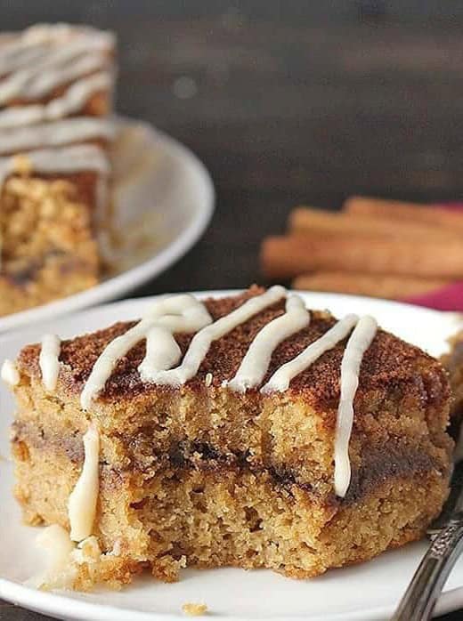 Paleo Cinnamon Roll Coffee Cake