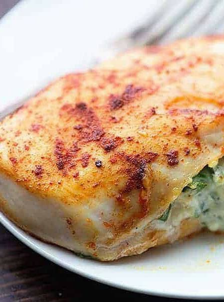 Spinach Stuffed Chicken Breasts