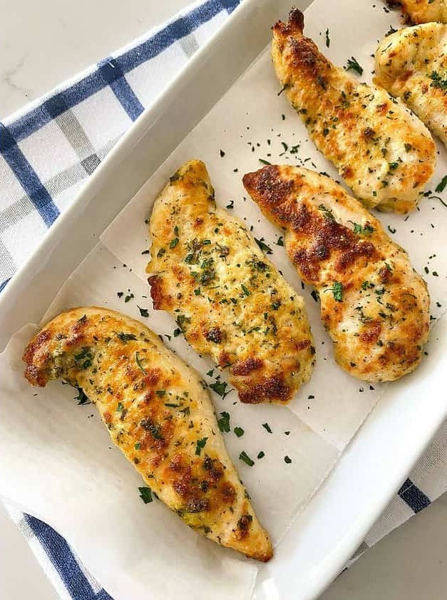 Parmesan Ranch Baked Chicken Tenders