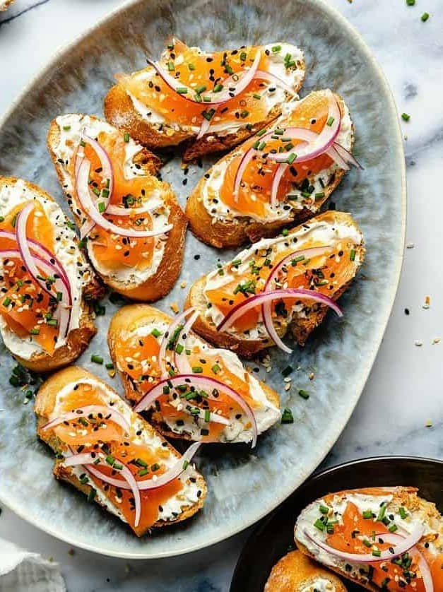 Smoked Salmon Crostini