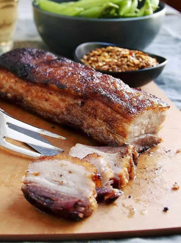 Oven Roasted Crispy Pork Belly