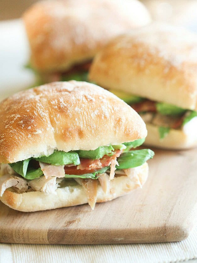 Chicken Bacon Avocado Sandwich