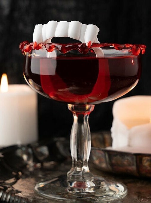 Cursed Immortal Halloween Rum Cocktail