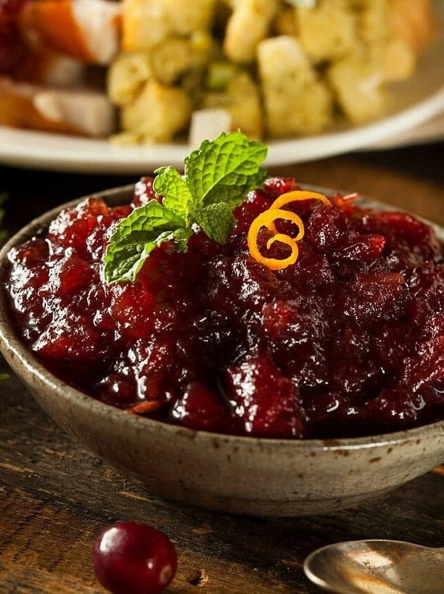 Orange Cherry Cranberry Sauce