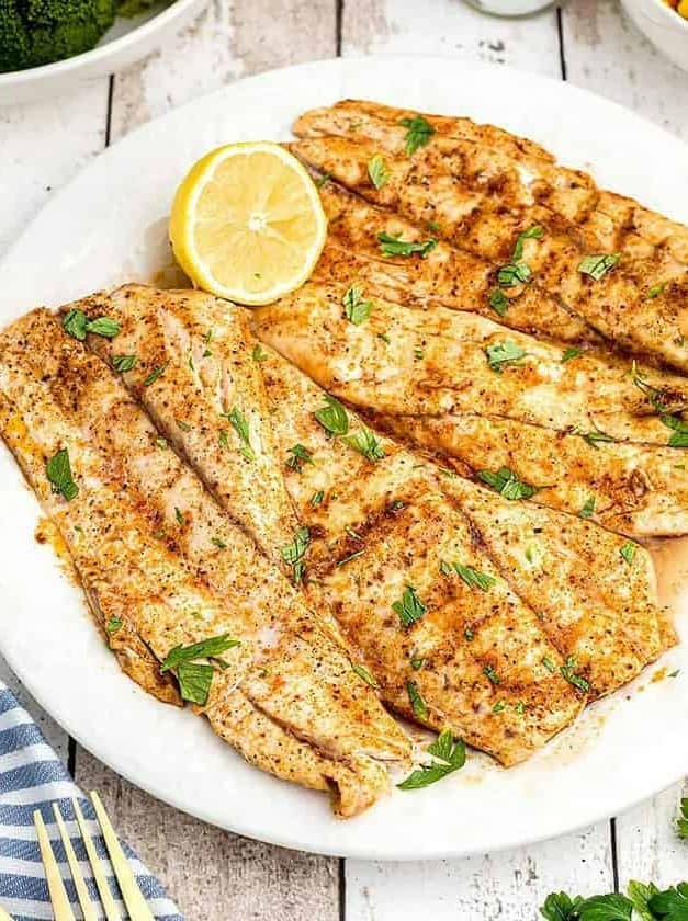 Simple Seasoned Grilled Fish