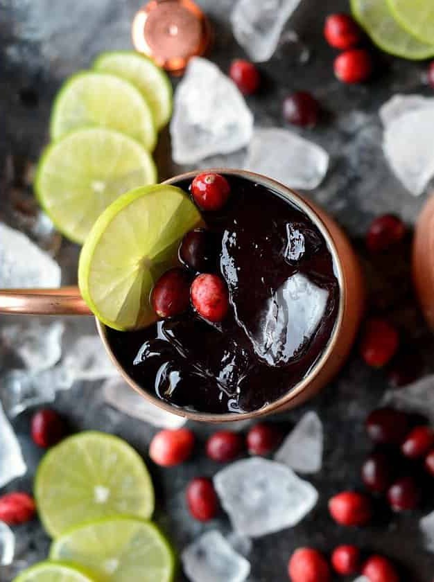 Cranberry Moscow Mules