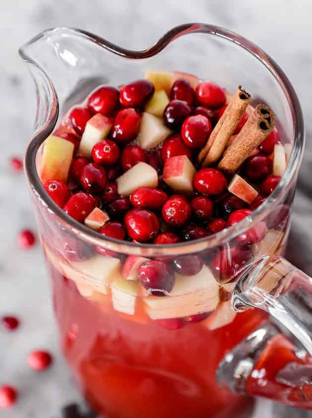 Sparkling Cranberry Apple Cider Punch