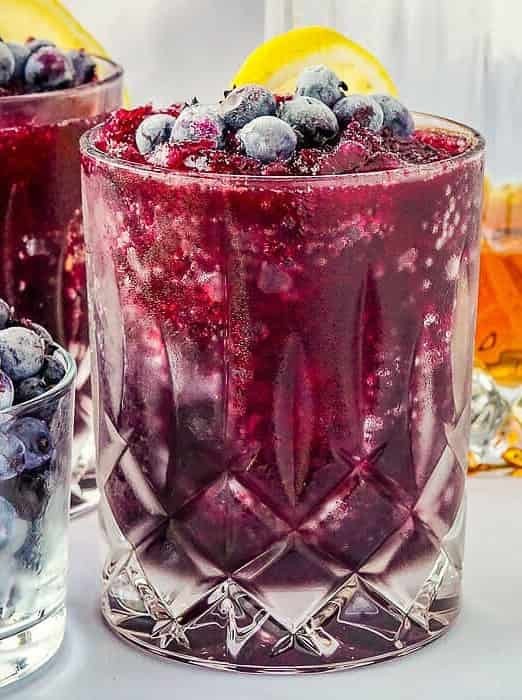 Newfoundland Blueberry Rum Slush