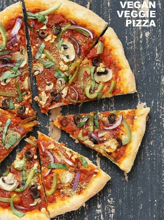 Easy Veggie Vegan Pizza