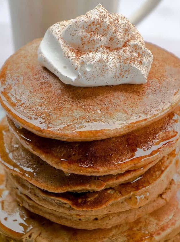 Gingerbread Oat Flour Pancakes