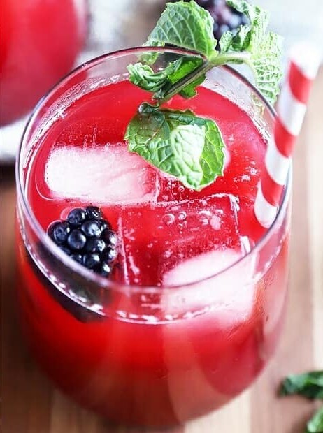 Blackberry Vodka Limeade