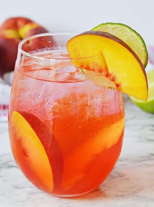 Peach Vodka Cocktail