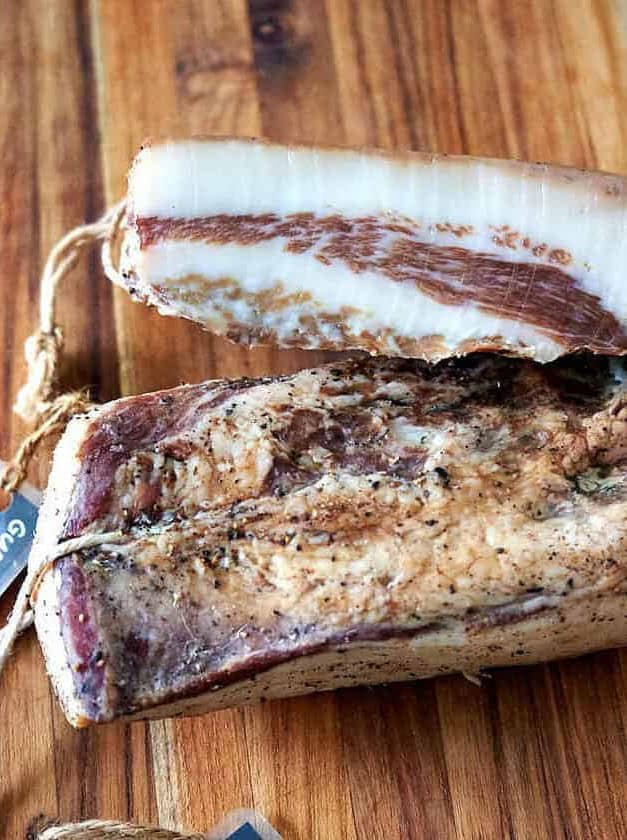 Homemade Guanciale