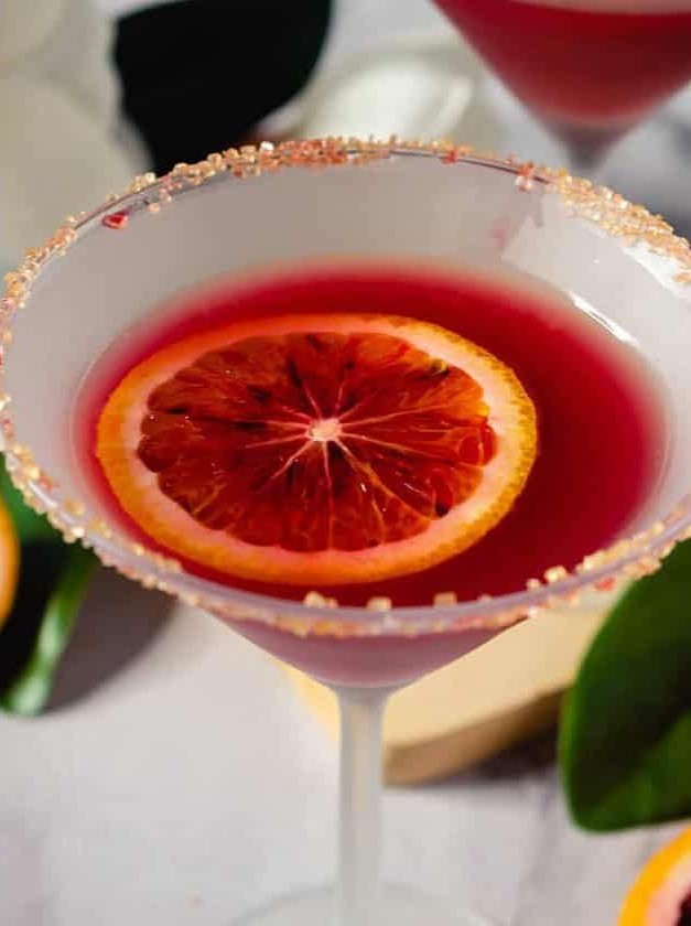 Blood Orange Vodka Martini