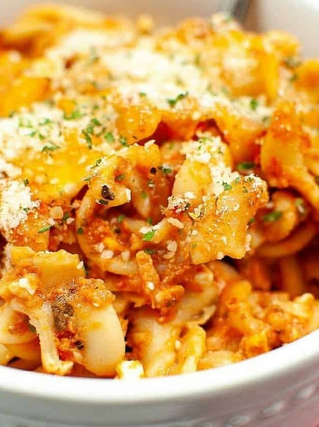 Easy Cheesy Baked Rotini