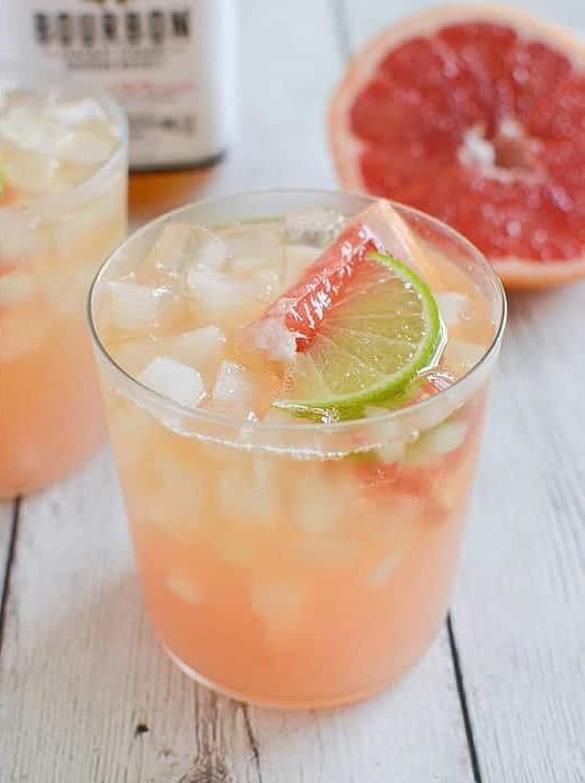 Grapefruit-Ginger Bourbon Sour