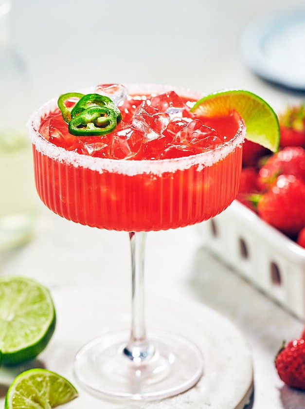 Strawberry Jalapeño Margarita