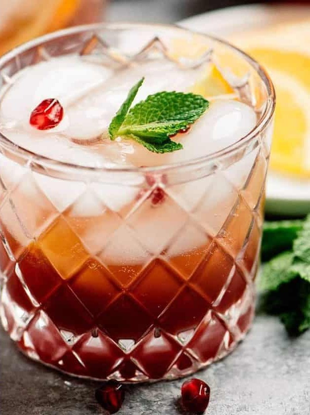 Pomegranate Prosecco Punch