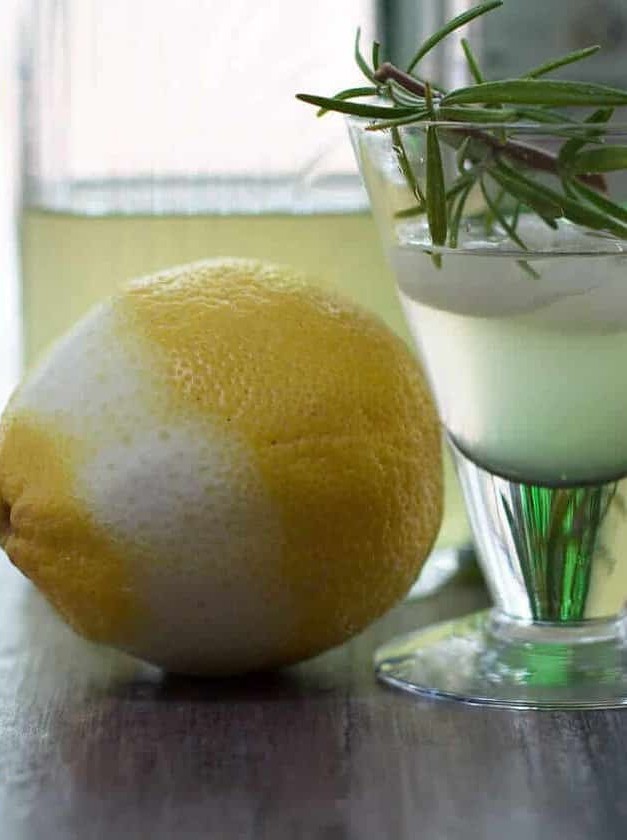 Lemon Rosemary Shrub