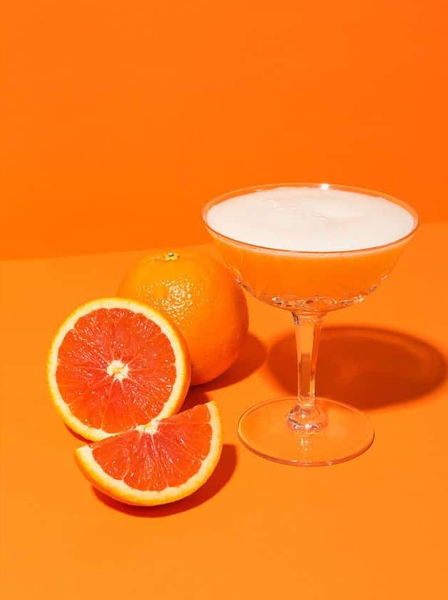 Cara Cara Orange Mezcal Sour