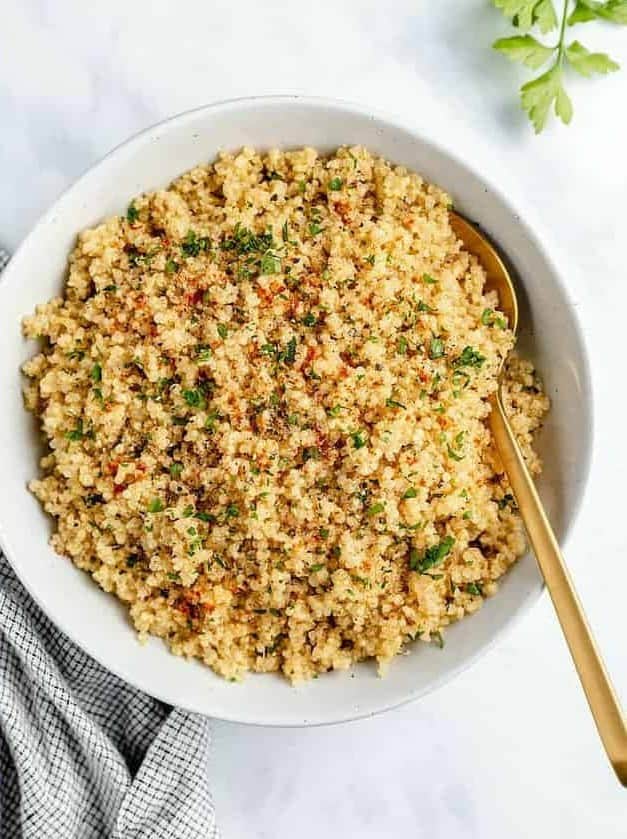 Garlic Butter Quinoa