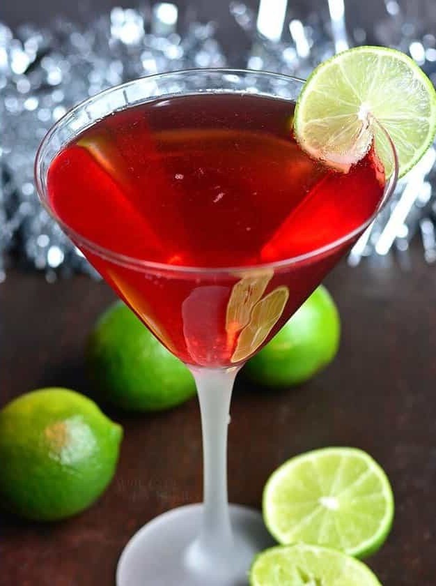 Cosmopolitan Champagne Cocktail