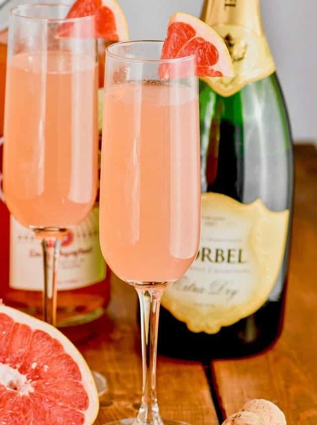 Grapefruit Champagne Cocktail