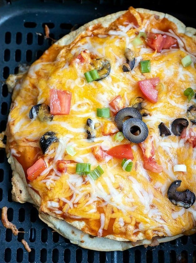 Air Fryer Mexican Pizza