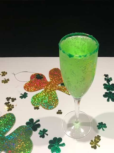 Sparkling Shamrock Cocktail