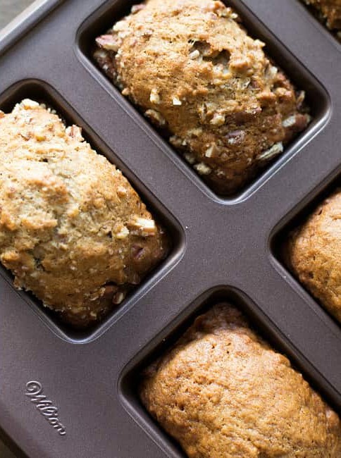 Banana Bread Mini Loaves