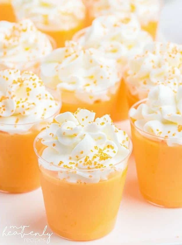 Orange Creamsicle Jello Shots