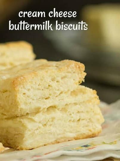 Cream Cheese Buttermilk Biscuits