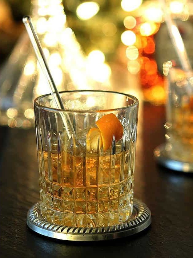 Vanilla Old Fashioned Cocktail