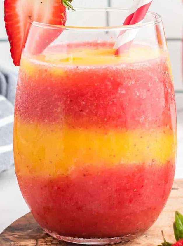 Strawberry Mango Moscato Slushie