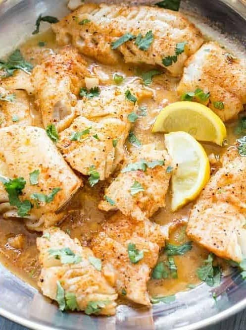 Buttered Cod Fish