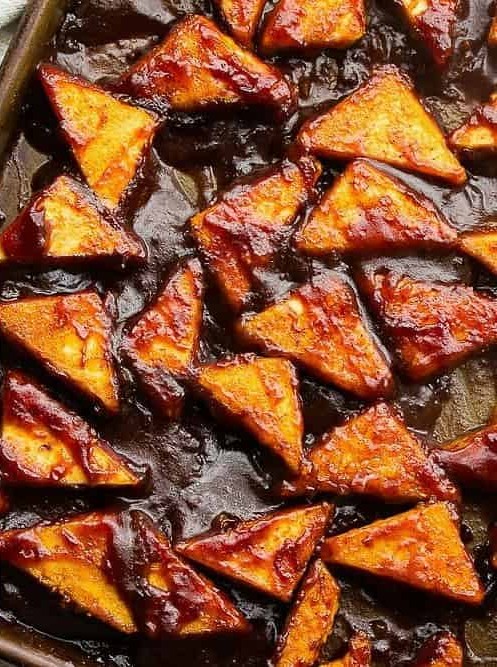 Crispy Baked BBQ Tofu