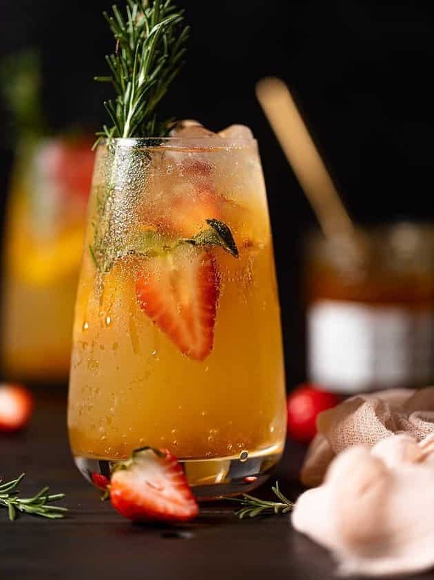 Peachy Ginger Beer Mocktail