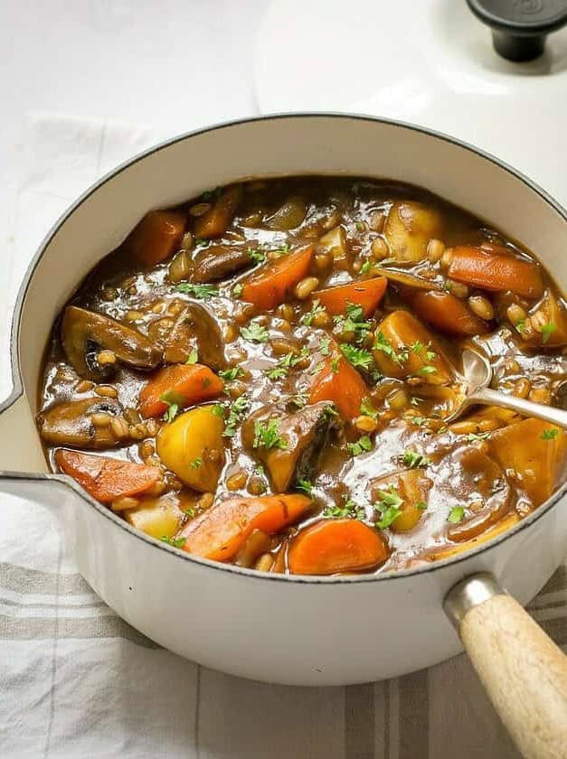 Vegan Stew with Ale & Pearl Barley