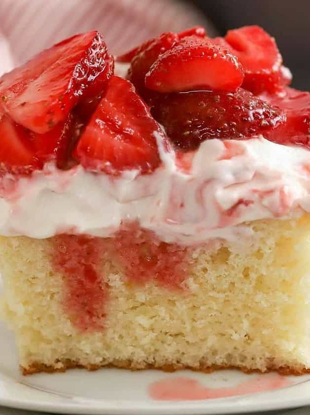 Strawberry Shortcake Sheet Cake