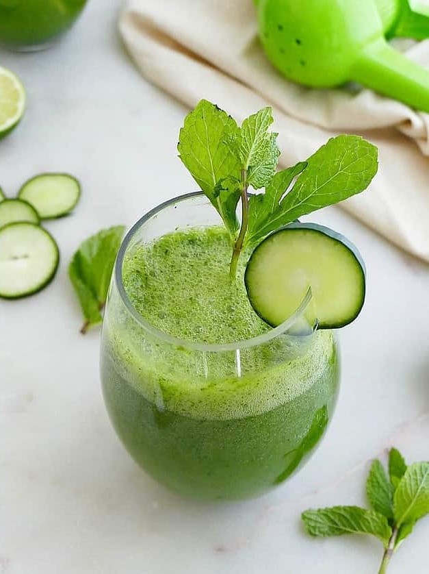 Blended Cucumber Gin Cocktail