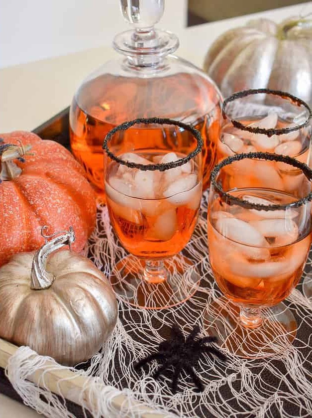 Blood Orange and Vodka Cocktail