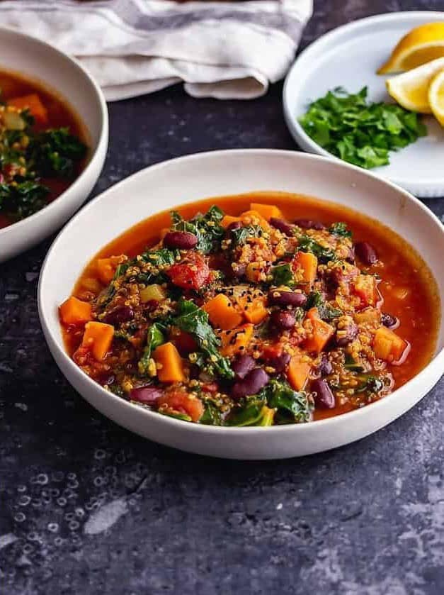 Vegan Stew with Sweet Potato & Beans