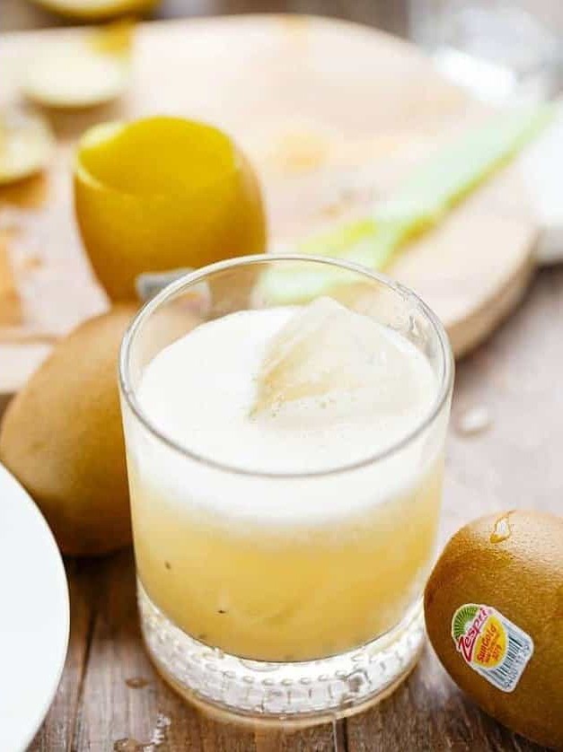 Kiwi Whiskey Sour